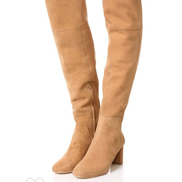 LOEFFLER RANDALL Knee Suede Boots - Picture 6 of 8